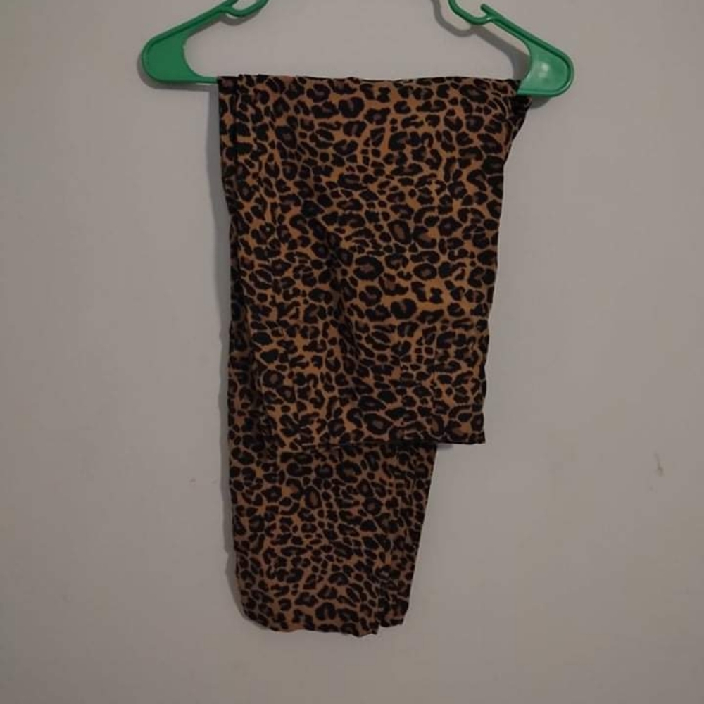 Leopard print pants